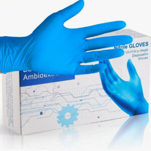 nitrile examination gloves